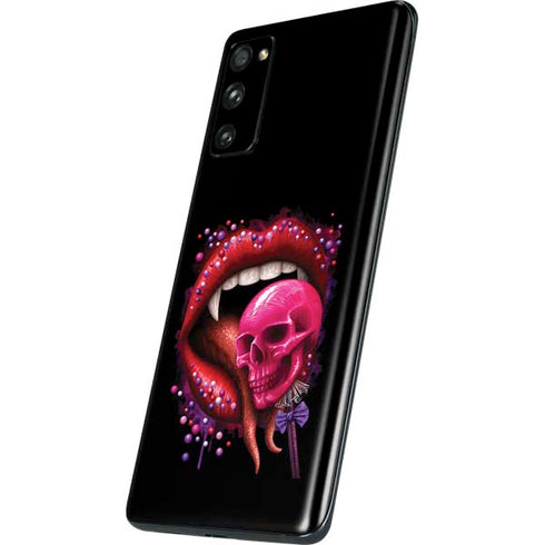 Vampire Skull Lollypop by Sarah Richter Galaxy S20 Fan Edition Skin